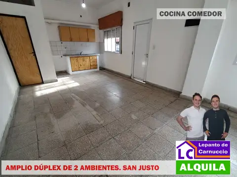 Depto Tipo Casa en Alquiler de 2 ambientes