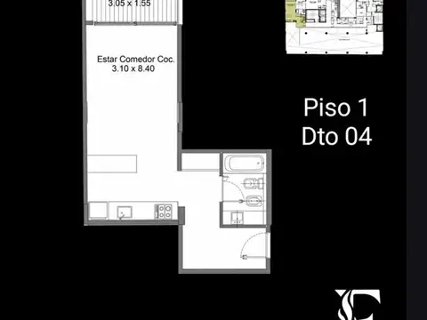 Departamento en Venta en Belgrano R, USD 135.000