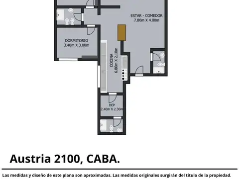 Departamento en Venta de 2 dormitorios