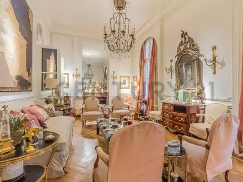 Venta Departamento Unico Piso Frances Palacete Recoleta Estilo