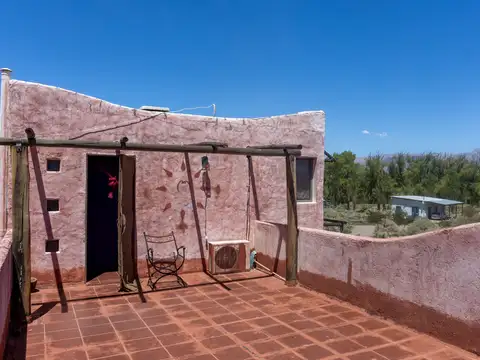 Uspallata - Cabañas, Bistró con Vivienda en 1 hectarea sobre Ruta 52 Camino Villavicencio