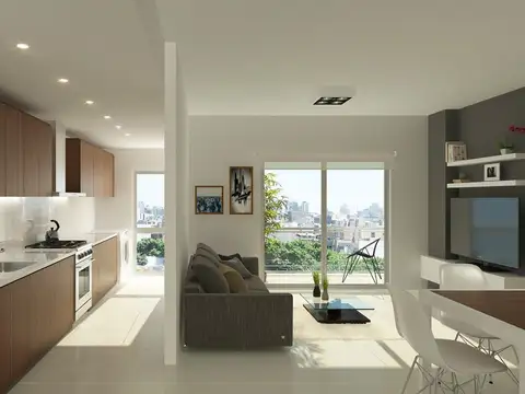 Departamento Monoambiente con 1 baño