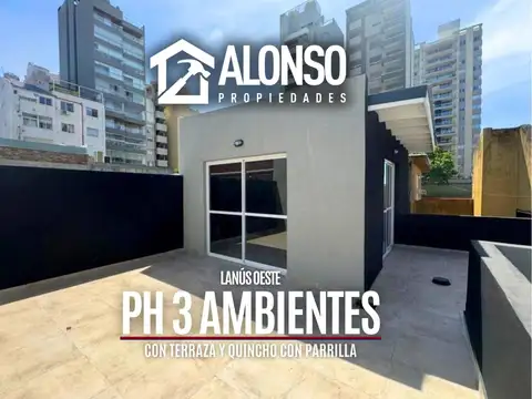 PH 3 ambientes con quincho y parrilla en VENTA en LANUS