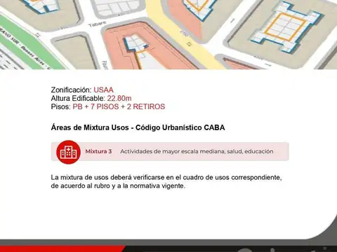 Terreno en Venta en Pompeya, USD 240.000