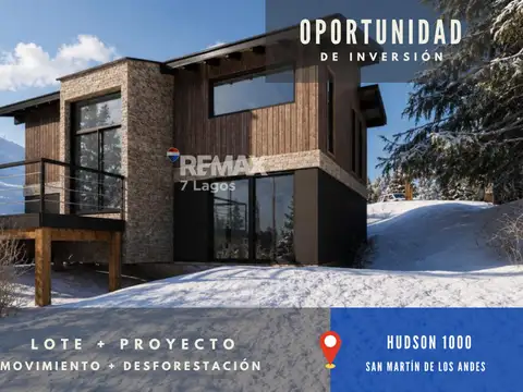 OPORTUNIDAD LOTE 1840 M2 + PROYECTO 140 M2