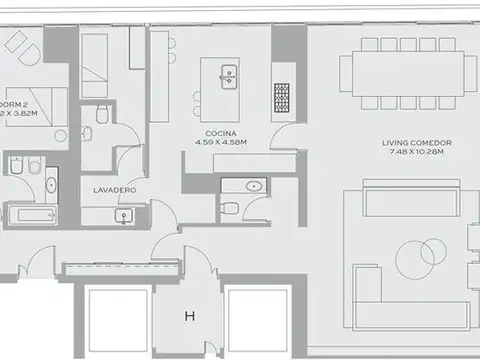 Departamento en Venta 1 año