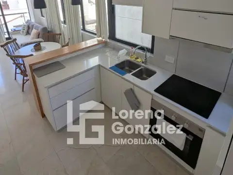 Departamento 2 ambientes con 2 baños