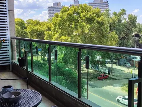 Departamento dos dormitorios, cochera, Amenities