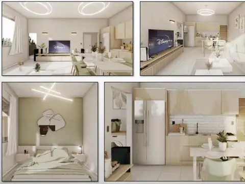 Departamento 3 ambientes con 2 baños