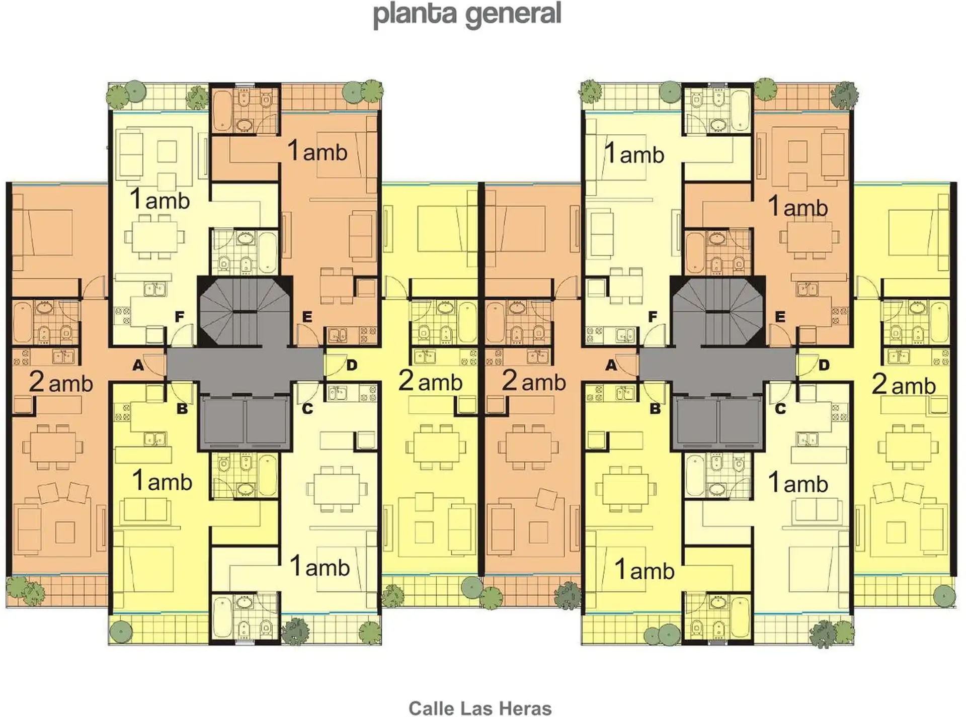 Depto 1 amb divisible, 35m² con balcón en Zona Guemes