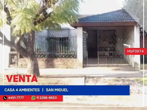 Casa - Venta - Argentina, San Miguel - Vicente Lopez 3080