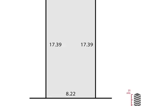 Zeballos y Corrientes - Terreno. 