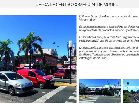 Exclusivo lote de terreno de 2859 m2 totales - Alquiler- Munro-Este