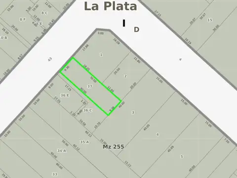 LOTE EN VENTA LA PLATA IDEAL DESARROLLO
