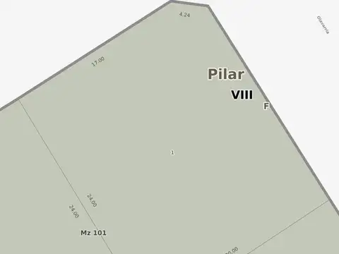 Terreno en Venta en Pilar, USD 92.000