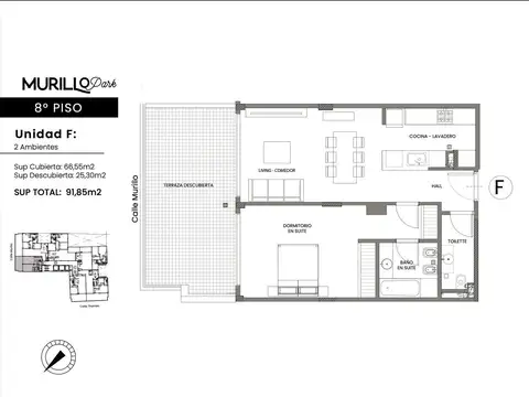 Departamento en Venta 2 ambientes en Villa Crespo
