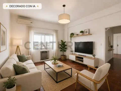Departamento 3 ambientes con 2 baños