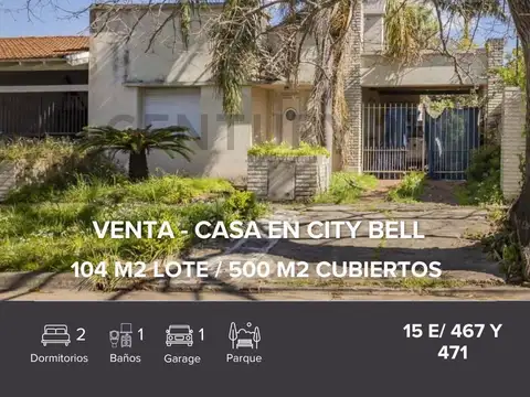 Casa en venta city bell
