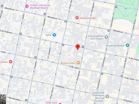 Terreno en Venta 19  mts Fondo