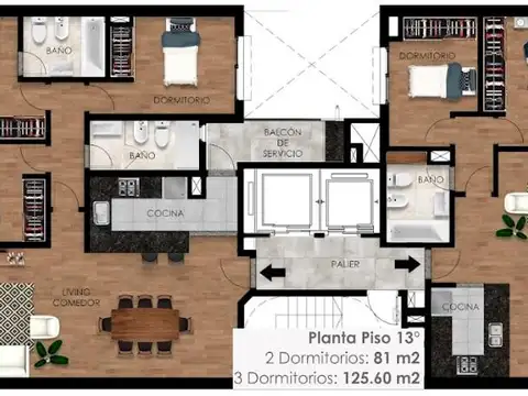 Departamento Monoambiente con 1 baño