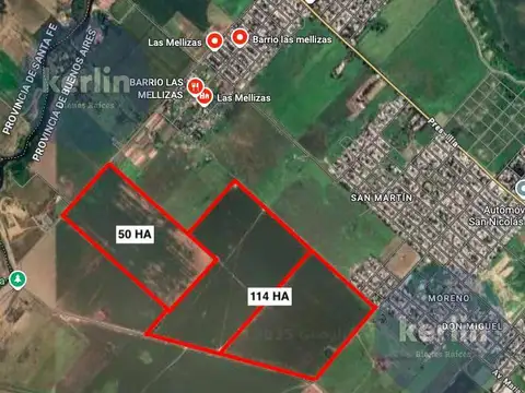 Campo Zona Norte - 164 HA Agricolas - San Nicolas De Los Arroyos
