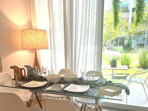 Departamento 2 ambientes con 2 baños
