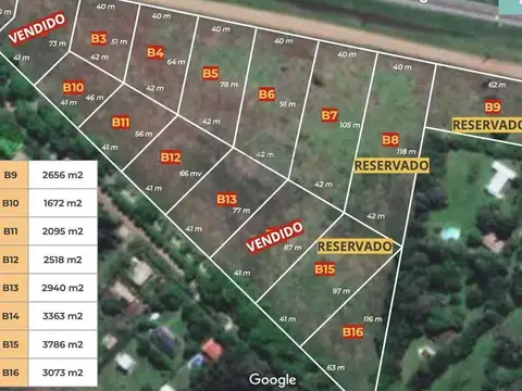 Terreno en Venta de 1777,0 m2