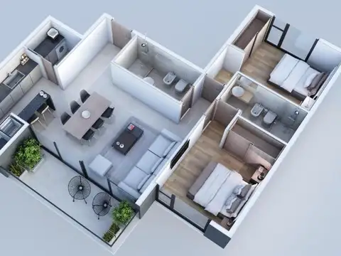 Departamento en Obra - La Perla