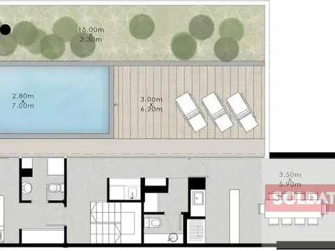 Departamento en Venta de 6 ambientes