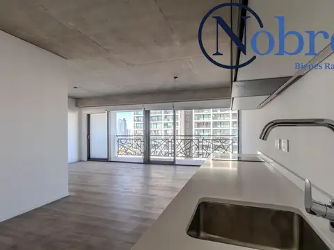 Departamento 2 ambientes con 2 baños