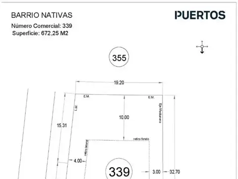 Terreno en Venta de 672,0 m2