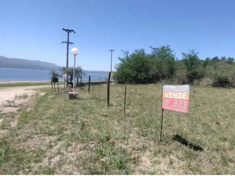 terreno frente al lago de 33x40 totales1300m2