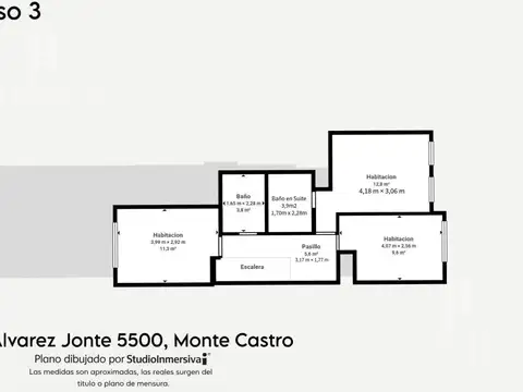 Casa 4 ambientes con 2 baños
