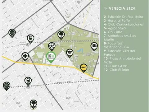Terreno en Venta en Agronomia, USD 195.000