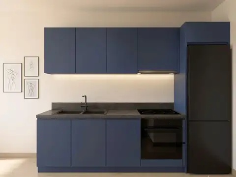 Departamento 2 ambientes con 1 baño