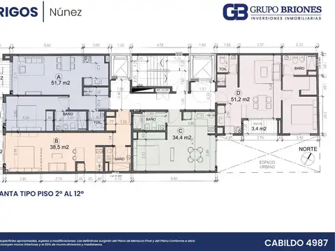 Departamento en Venta de 2 ambientes