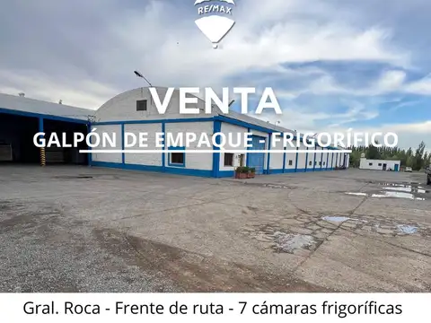 VENTA - GALPÓN DE EMPAQUE Y FRIGORÍFICO - G. ROCA