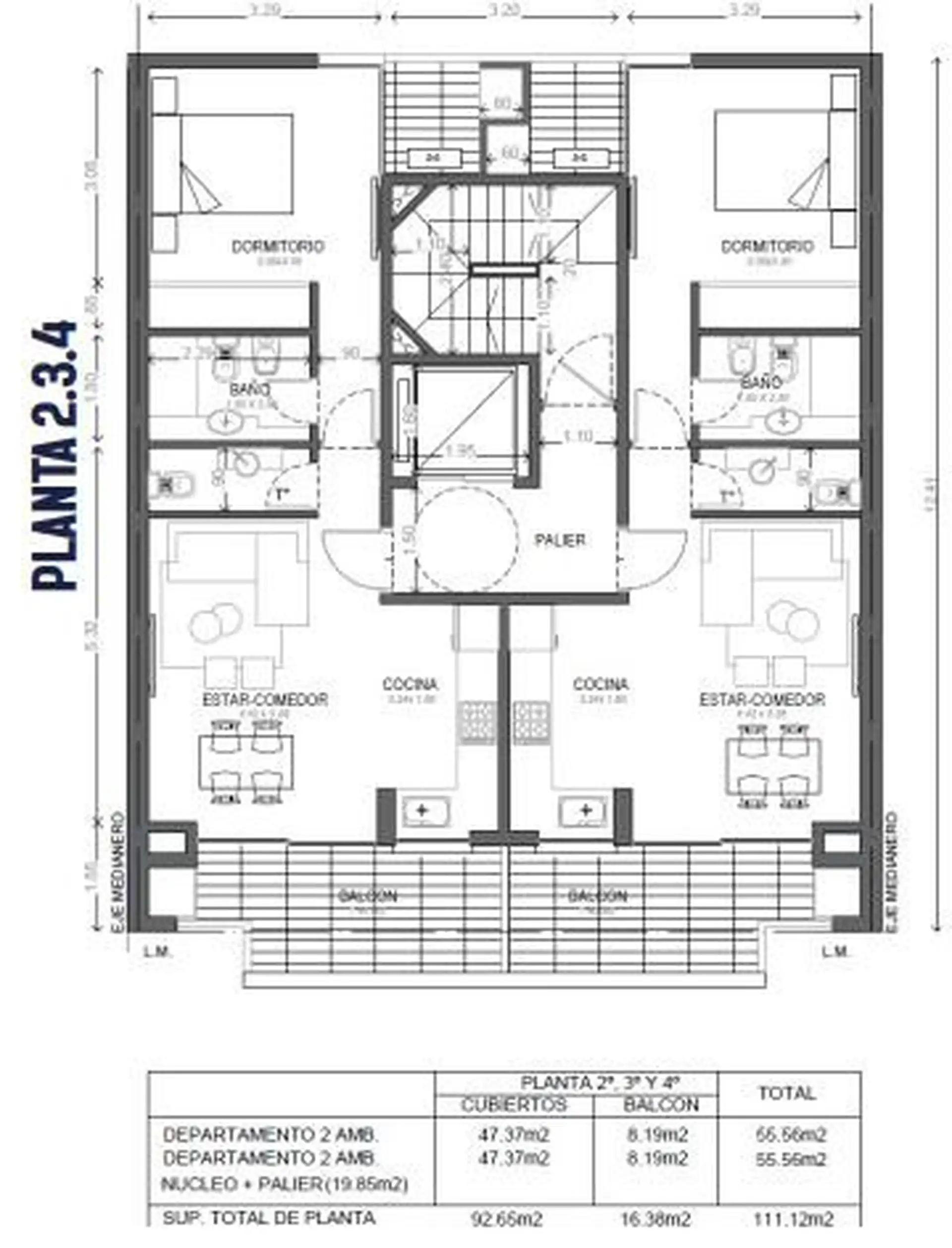 Depto 2 amb, 47m² a estrenar con balcón y quincho — Playa Grande