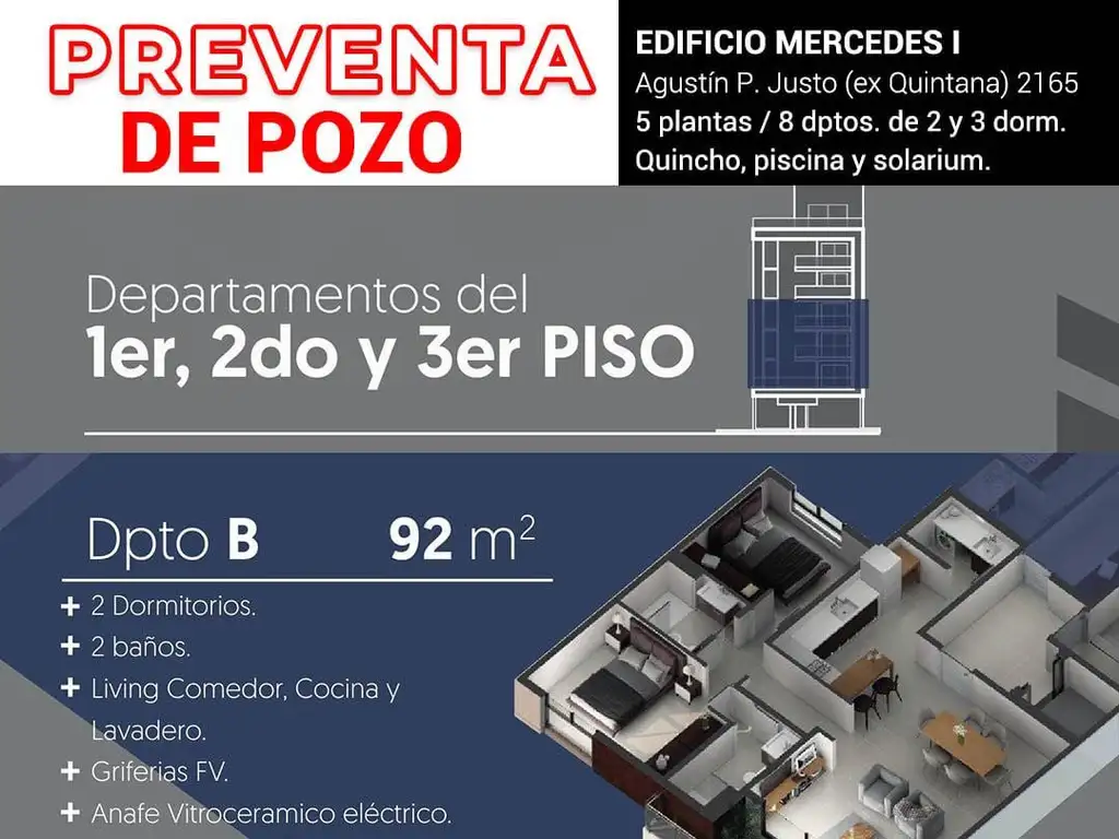 Agustín Pedro Justo  2100 - Entrega Noviembre 2023