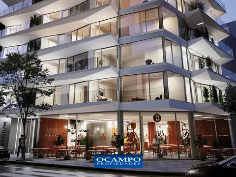 Venta de departamento 2 ambientes con balcón | suite con balcón | toilette en Las Cañitas