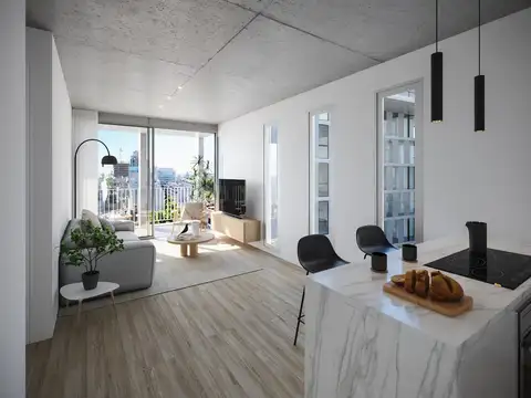 Triplex de 3 ambientes con terraza propia en Palermo