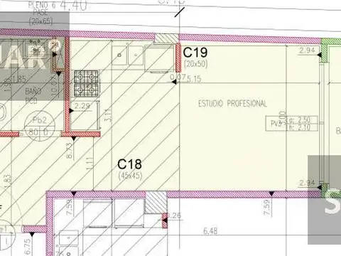 Departamento en Venta de Monoambiente