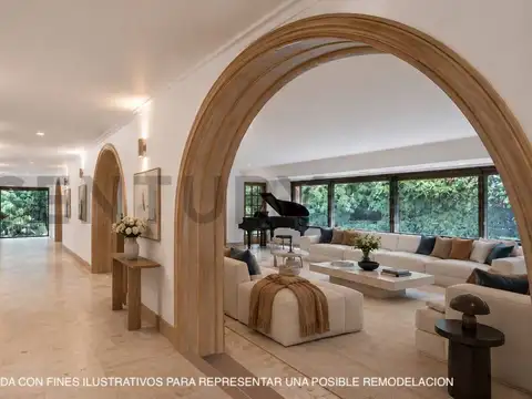 CASA EN LAS LOMAS JOCKEY SOBRE LOTE 1280M2, CASA 870M2