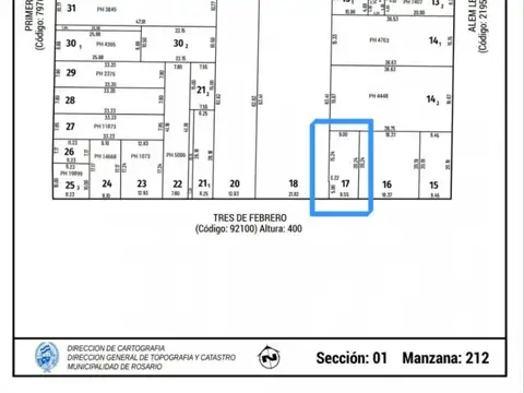 Terreno en Venta en Martin, USD 350.000