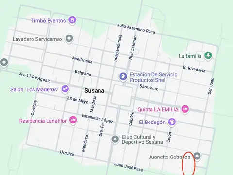 Terreno en Venta en Susana, USD 45.000