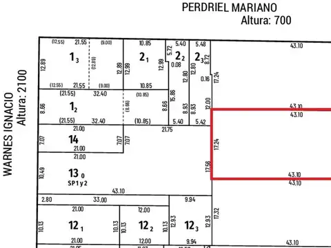 Terreno en Venta en Alberdi, Rosario