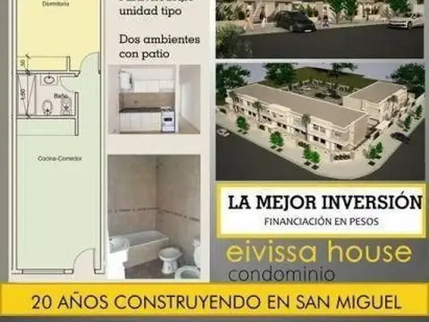 Departamento en Venta de 2 dormitorios