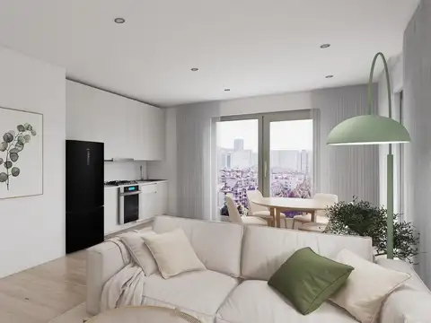 Departamento 3 ambientes con 2 baños