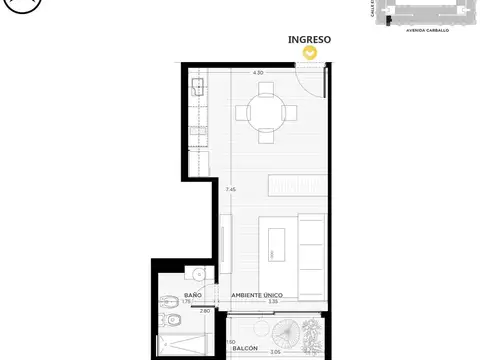 Departamento en Venta en Refinerias, Rosario