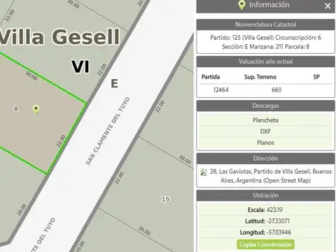 DUEÑO VENDE DIRECTO SIN COMISION Las Gaviotas  - Buenos Aires Costa Atlántica